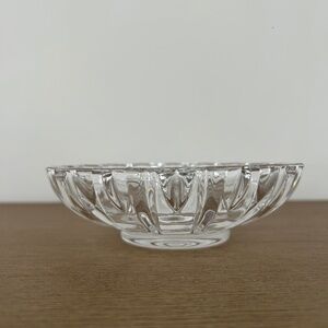 Vtg Villeroy & Boch 'Tondo' Crystal Serving Bowl Candy Dish - 5 3/4" Diameter